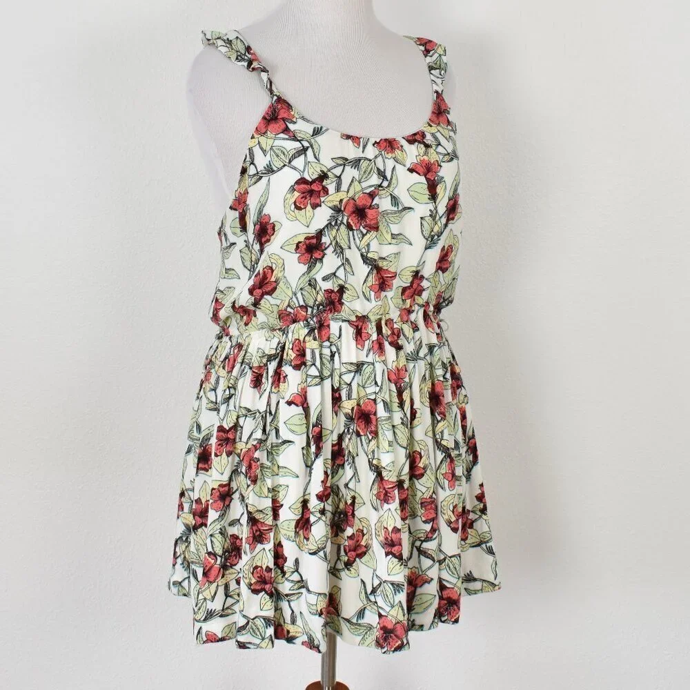 Free People Dear You Floral Mini Dress - L